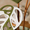 Happy Plant Pot with Sustainable Monstera Leaves interior plant decor