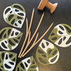 Happy Plant Pot with Sustainable Monstera Leaves, plant gifts at Albert & Moo