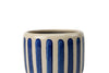 Blue Stripe 13 cm Indoor Plant Pot