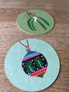 Set of Four Reversible Brie Harrison Christmas Drinks Coasters at Albert & Moo