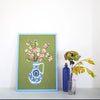 Cherry Blossom A4 Print by Brie Harrison at Albert & Moo