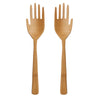 Bamboo Hand Salad Servers | Albert & Moo
