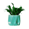 Small Aqua Blue Self-Watering 3D Printed Plant Pot by POTR at Albert & Moo