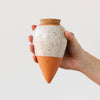 Pepin Speckled White Olla - The Plant Waterer at Albert & Moo
