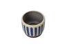 Blue Stripe 13 cm Indoor Plant Pot