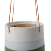 Blue and Green Hanging Planter