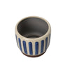 Burgon & Ball Blue Stripe 13 cm Indoor Plant Pot