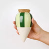 Green Striped Olla - The Plant Waterer, Plant Gifts and Plant Accessories at Albert & Moo