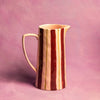 Maegen Pink & Burgundy Striped Jug at Albert & Moo for interiors and gifts