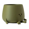 Small Green Happy Pot by Ingadi | Albert & Moo