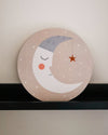 Luna Estrella Azul Round Wooden Wall Art at Albert & Moo