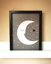 Luna Gris A4 Print by Haciendo el Indio at Albert & Moo