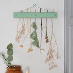 Interior Design Schemes: A Calming Pink & Green Bedroom