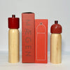 Maegan Red Salt and Pepper Grinders, gorgeous interior products at Albert & Moo