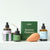Pepin plant care products including bottles, a box, and a sponge on a white background