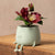 Small Sage Green Happy Plant Pot with Legs by Ingadi at Albert & Moo