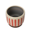Burgon & Ball Red Stripe 18cm Indoor Planter at Albert & Moo